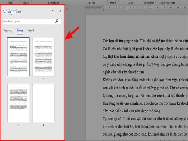 Mẹo copy nhiều trang trong Word