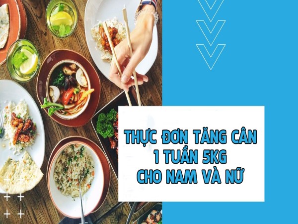 Ăn gì để tăng cân trong 1 tuần? Giải pháp dinh dưỡng chuẩn